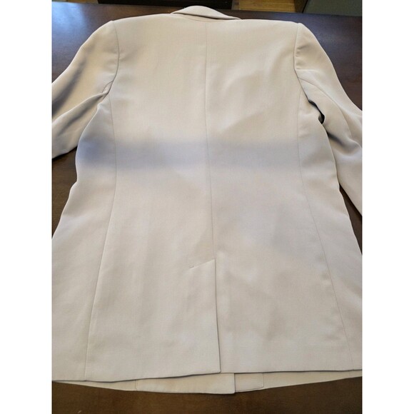 Express Double Breasted Blazer Jacket Large Gray Like New Career Suit - Picture 7 of 7